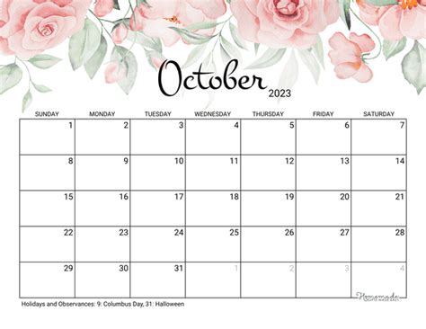 october  calendar   calender  update