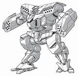 Osteon Coloring Pages Robot Mech Transformers Game Sci Fi Choose Board sketch template