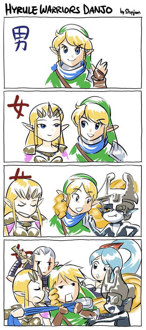 hyrule harem the legend of zelda know your meme