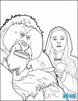 Coloring Pages Planet Apes War Sheets Movies Dora Explorer Choose Board sketch template