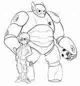 Hero Big Coloring Pages Colouring Baymax Printable Print Colour Sketch Kids Six Color Birthdays Sheets Disney Cartoons Franny Feet Filminspector sketch template