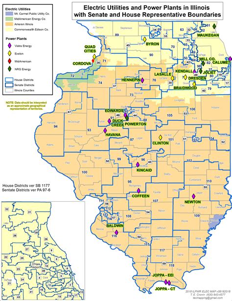 electric utilities  illinois map illinois energy association