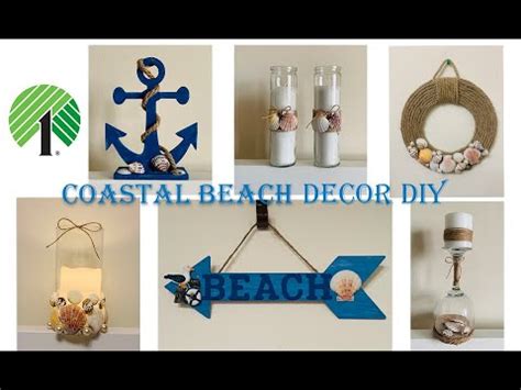 coastal beach nautical dollar tree diy home decor