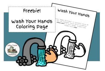 printable wash  hands coloring page coloring pages cool