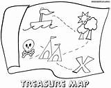 Treasure sketch template