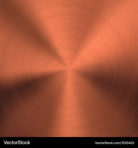 bronze metal background  circular texture vector image
