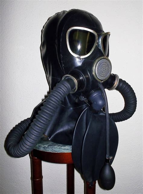 fetish heavy rubber gas mask latex hood w dark tinted lenses etsy uk