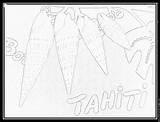 Tahiti Coloring 768px 26kb 1004 sketch template