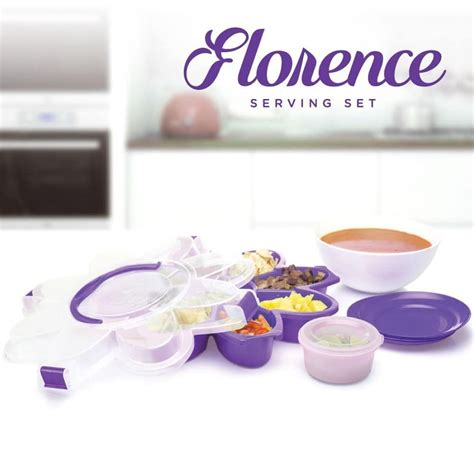 florence serving set ungu hadir kembali  warna  lebih fresh