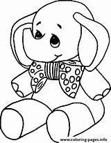 Coloring Elephant Pages Baby Animal Stuffed Printable Kids Drawing Cute Animals Step Sheet Getdrawings sketch template