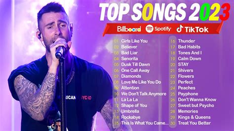 Billboard Hot 100 Songs Of 2023 Miley Cyrus Ed Sheeran Maroon 5