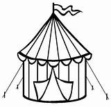 Tent Zirkuszelt Coloring4free Zirkus Ausmalbild Geburtstag Designlooter Rutland sketch template