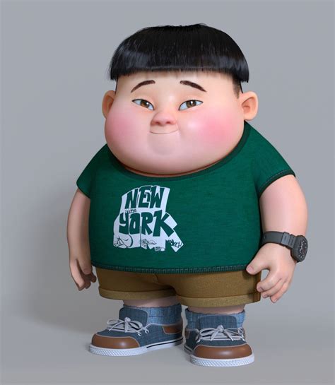 artstation  fat boy zhan changyu kids cartoon characters fat cartoon characters cartoon