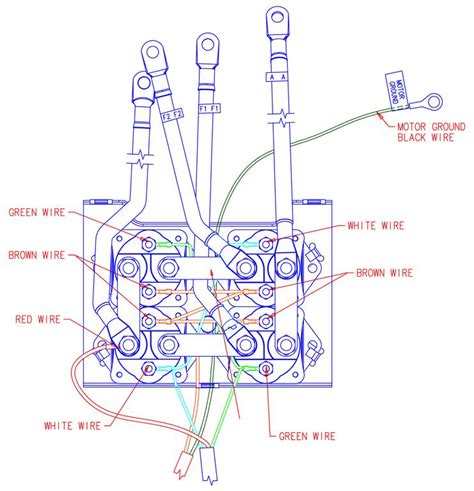 winch contactor wiring diagram  wiring diagram