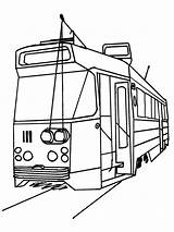 Coloring Trams sketch template