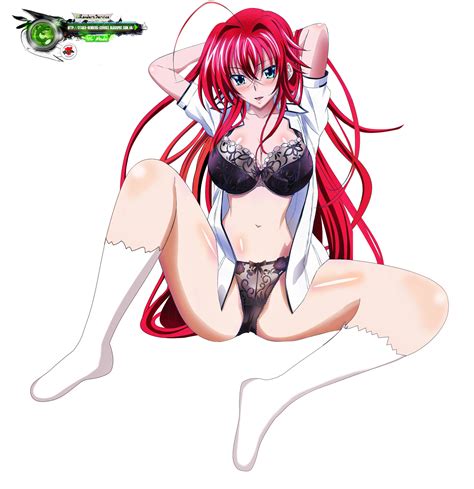 highschool dxd rias gremory undresing sexy hd render ors