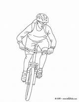 Mountain Bike Pages Biker Coloring Color Print Getcolorings Printable Online sketch template