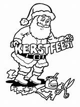 Christmas Coloring Pages Animated Kids Fun Claus Santa sketch template