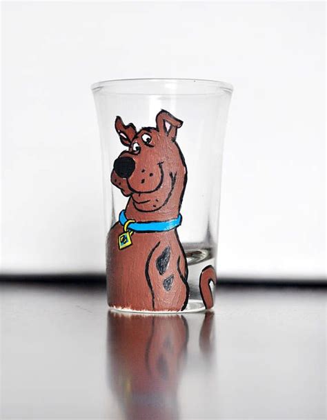 Scooby Doo Gang Shot Glasses And Mystery Machine Wine Glass Etsy