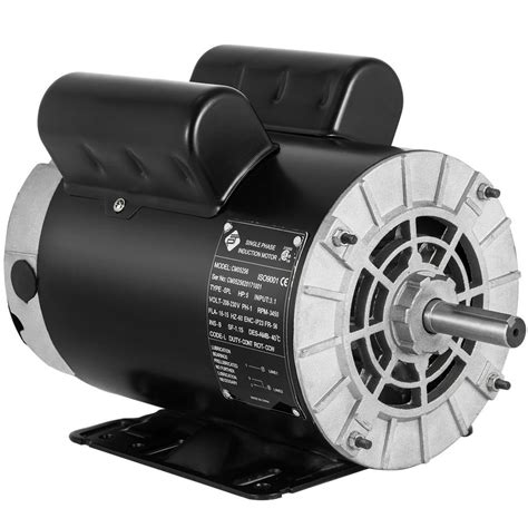 vevor  hp electric motor  kw rated speed  rpm single phase motor ac   air
