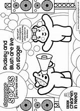 Need Pudsey Colouring sketch template