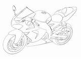 Disegno Ausmalen Motociclette Motorcycle Mezzi Trasporto Colorare Malvorlagen sketch template