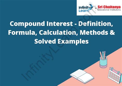 compound interest definition formula calculation methods solved