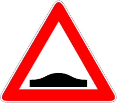 segnale triangolare  pericolo dosso officine tortora store