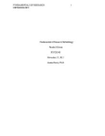 sample  psychology research paper