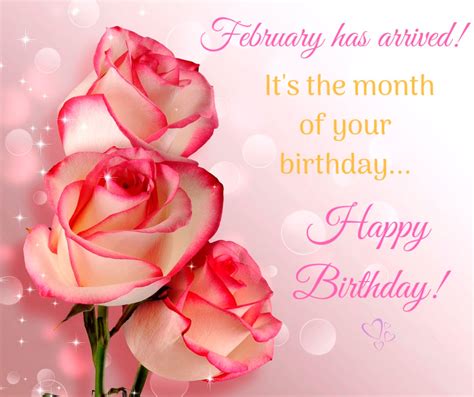 february  arrived   month   birthday