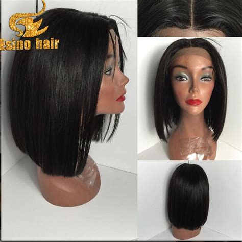Hot 7a Brazilian Human Virgin Hair Bob Cut Wigs Short Lace Front Wigs