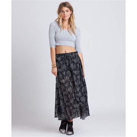 in your eyes maxi skirt billabong us swimwear brands surf outfit