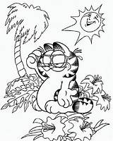 Garfield Coloringme Coloriage sketch template