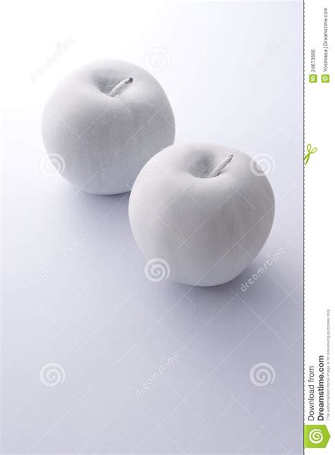 white apple object royalty  stock image image