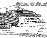 Coloring Ship Cruise Pages Cruising Island Disney Netart Carnival Print Colouring Drawing Ships Choose Board sketch template