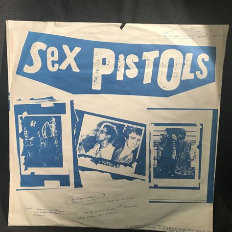 sex pistols never mind the bollocks lp ex orig 1977 wb la pressing