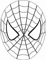 Mask Spiderman Coloring Printable Pages Face Masks Stencil Kids Choose Board Colouring sketch template