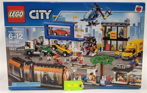 sold price lego city  city square boxed set july    pm edt