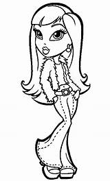 Bratz Coloring Pages Filminspector sketch template