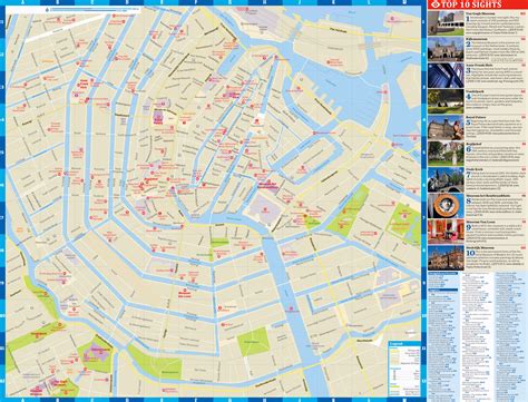 maps  amsterdam detailed map  amsterdam  english maps  amsterdam netherlands