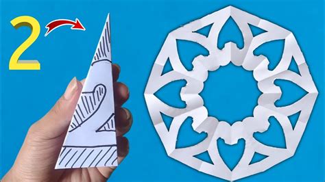 How To Make Paper Snowflakes Paper Snowflakes Part 41 Youtube