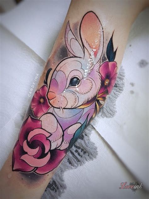 cute but would have to drop those ears loplove girly tattoos traditional rose tattoos