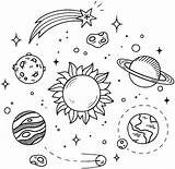 Space Aesthetic Drawing Drawings Galaxy Stars Tumblr Clipart Easy Outer Coloring Doodle Transparent Cool Overlay Pencil Planets Aesth Designs Angle sketch template