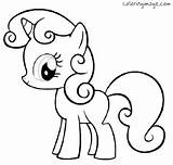 Pony Baby Little Coloring Pages sketch template