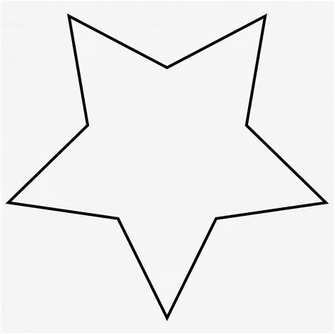 printable star pattern template clipart