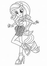 Coloring Rarity Equestria Coloring4free Bestcoloringpagesforkids sketch template