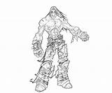 Death Darksiders Coloring Pages Dragon Whispering Armor Template Sketch sketch template