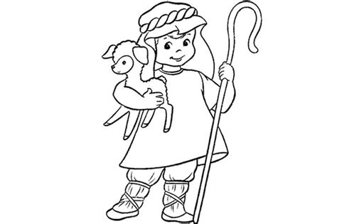 sheep   sheepherder coloring pages  child