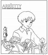 Arrietty Arietty Monde Heros Coloriages Chapardeurs Gratuits Explorer sketch template