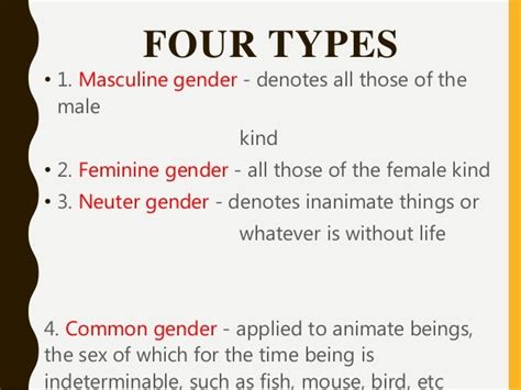 gender of nouns 5